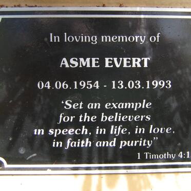 EVERT Asme 1954-1993