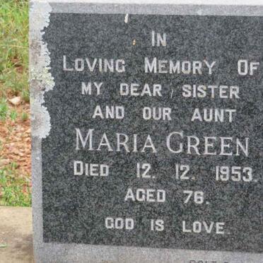 GREEN Maria -1953
