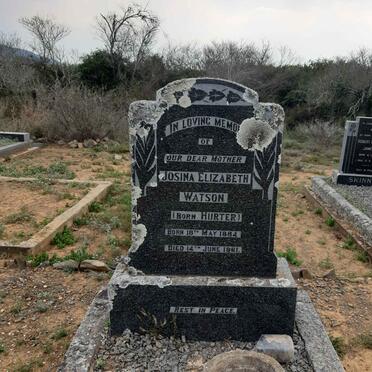 WATSON Josina Elizabeth nee HURTER 1884-1961