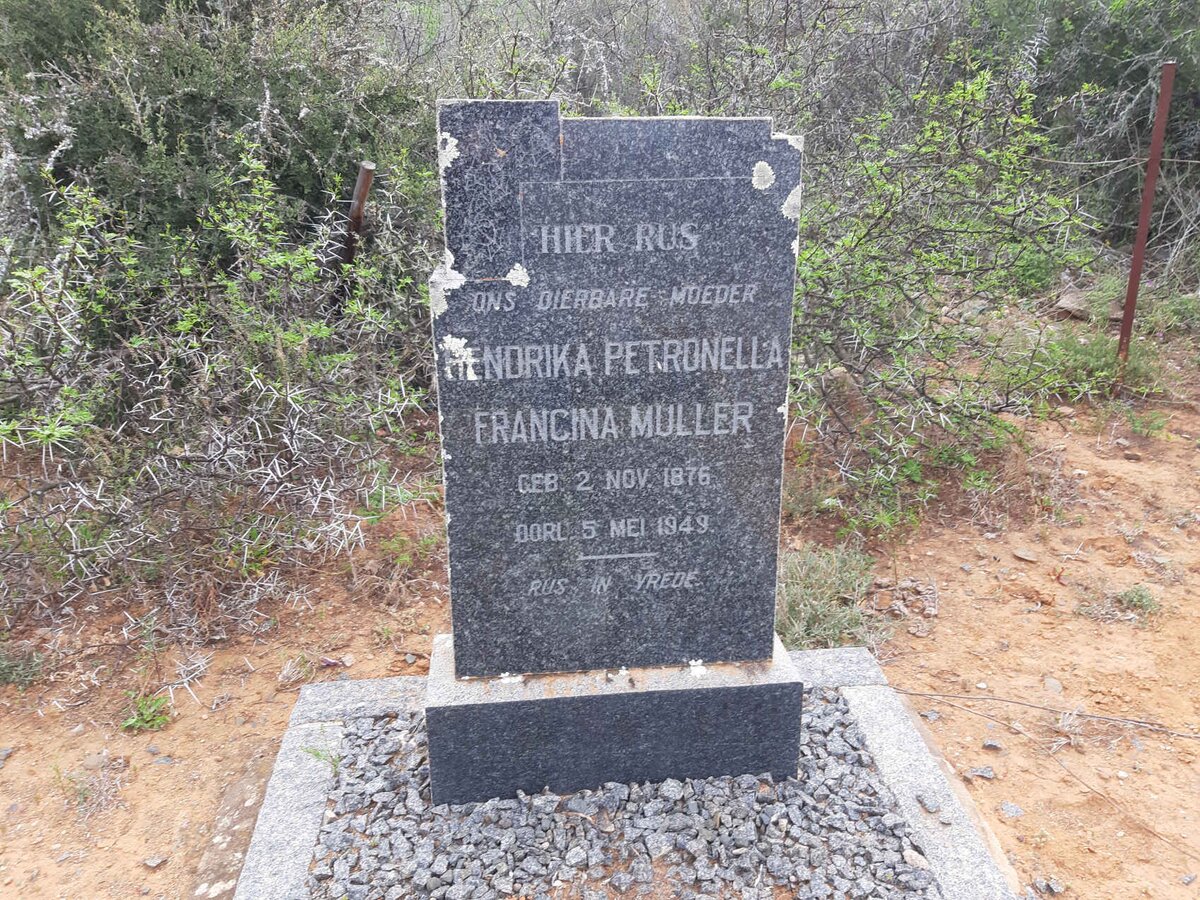 MULLER Hendrika Petronella Francina 1876-1949