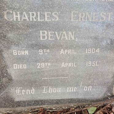 BEVAN Charles Ernest 1904-1951