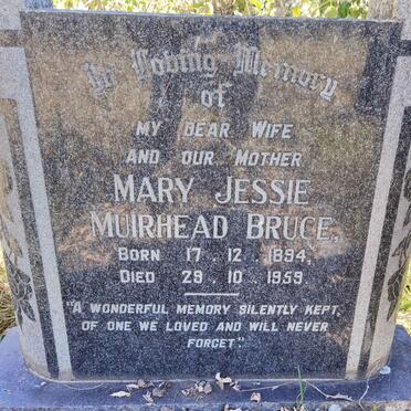 BRUCE Mary Jessie Muirhead 1894-1959