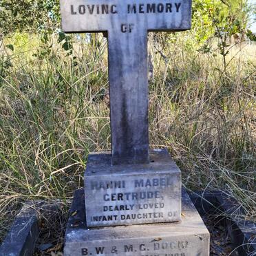 DOCKE Hanni Mabel Gertrude 1909-1909