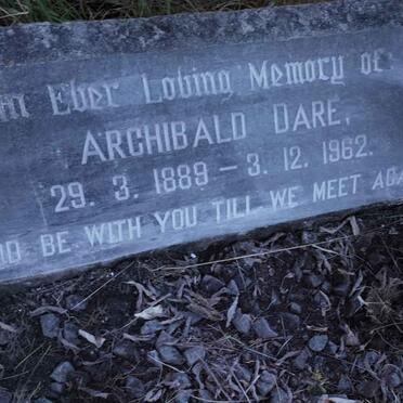 DARE Archibald 1889-1962