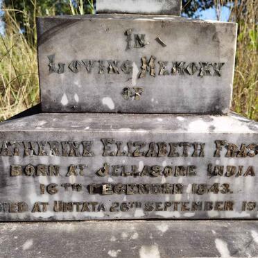 FRASER Catherine Elizabeth 1843-1911