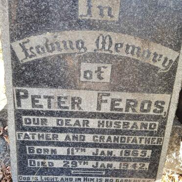 FEROS Peter 1865-1942