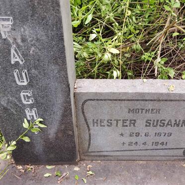 FAUCH Hester Susanna 1879-1941