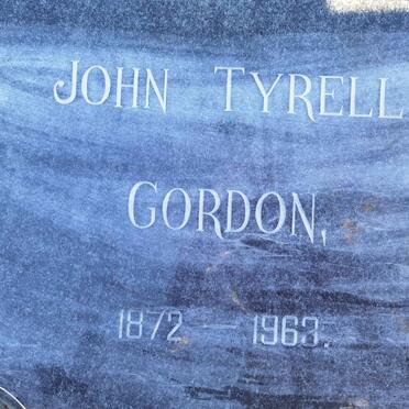 GORDON John Tyrell 1872-1963