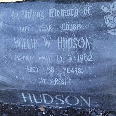 HUDSON Willie W. -1962