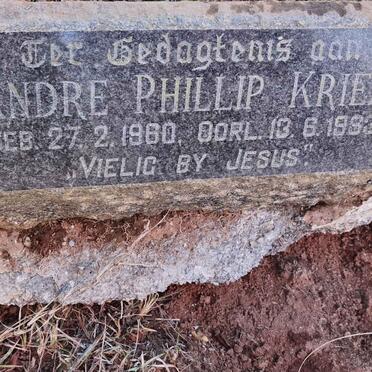 KRIEL Andre Phillip 1960-1963