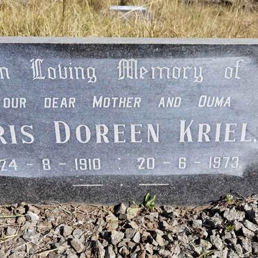 KRIEL Iris Doreen 1910-1973