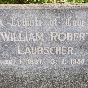 LAUBSCHER William Robert 1887-1950