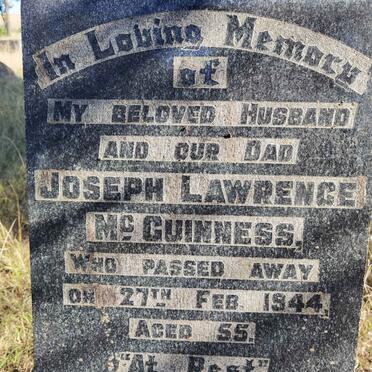 McGUINNESS Joseph Lawrence -1944