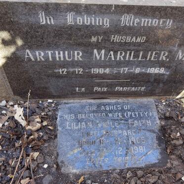 MARILLIER Arthur 1904-1969 &amp; Lilian Violet Faith SHEPPARD 1905-1981