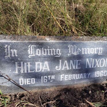 NIXON Hilda Jane -1960