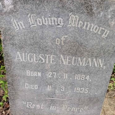 NEUMANN Auguste 1884-1935