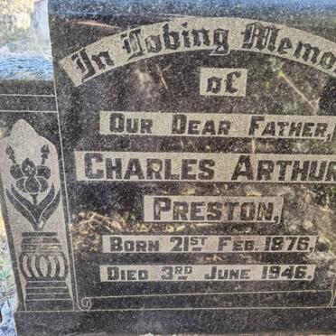 PRESTON Charles Arthur 1876-1946