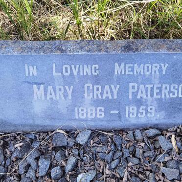 PATERSON Mary Gray 1886-1959
