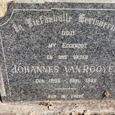 ROOYEN Johannes, van 1895-1968