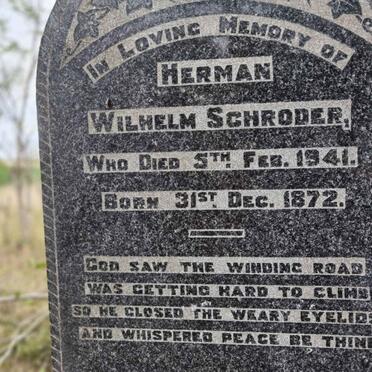 SCHRODER Herman Wilhelm 1872-1941
