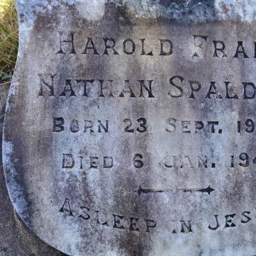 SPALDING Harold Frank Nathan 1939-1945