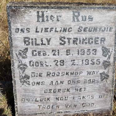 STRINGER Billy 1953-1955