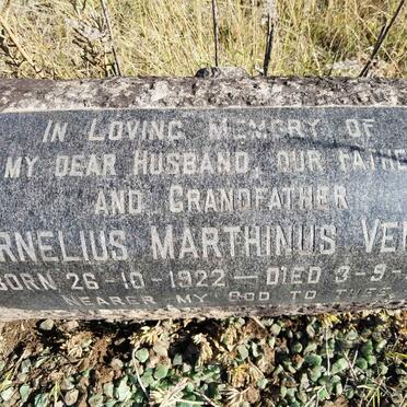 VENTER Cornelius Marthinus 1922-1973