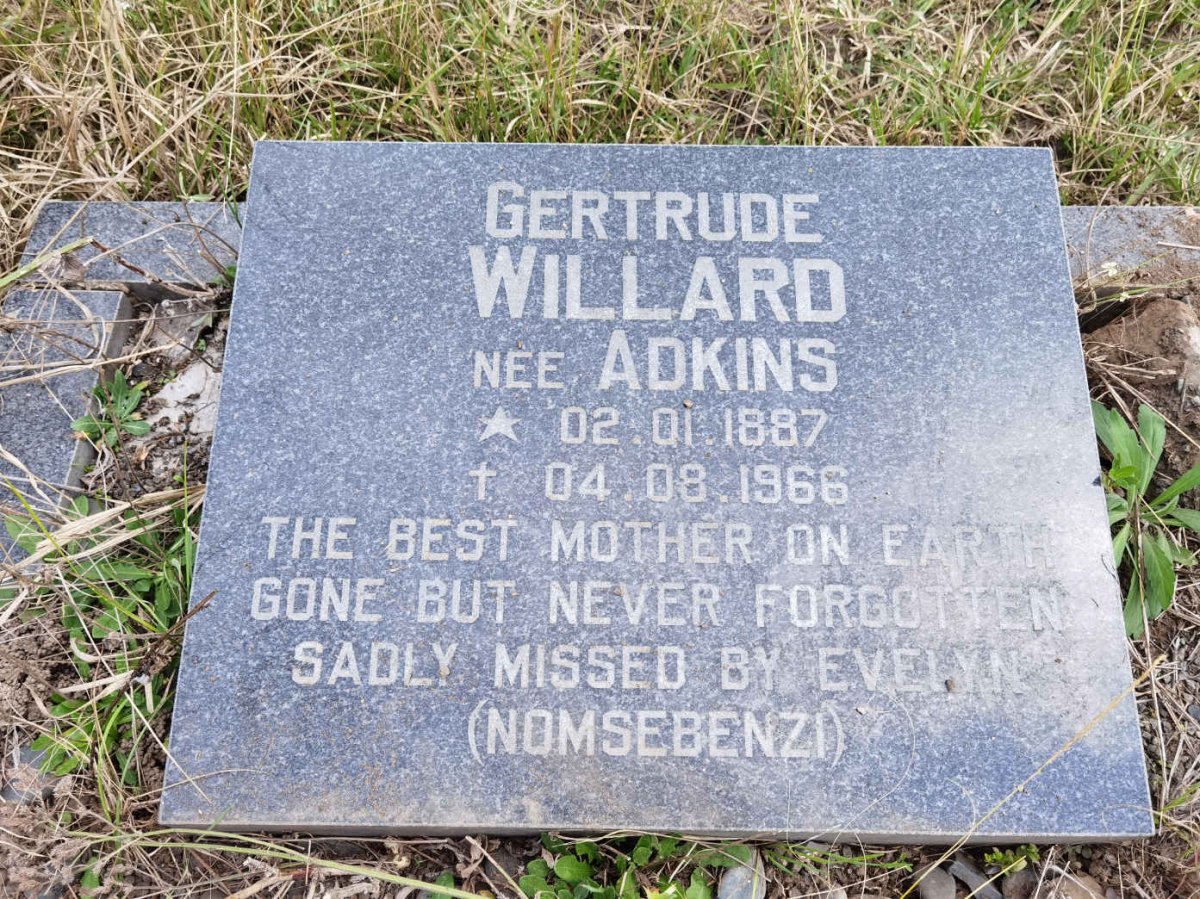 WILLARD Gertrude nee ADKINS 1887-1966