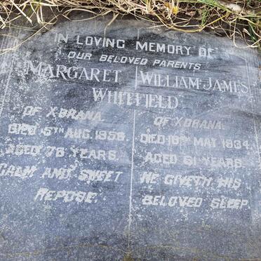 WHITFIELD William James -1934 &amp; Margaret -195?