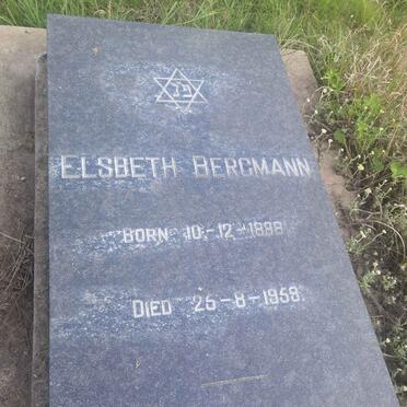 BERGMANN Elsbeth 1888-1959