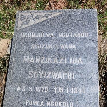 SOYIZWAPHI Manzikazi Ida 1870-1946