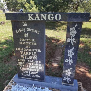 KANGO Vakele Wilson 1909-1941
