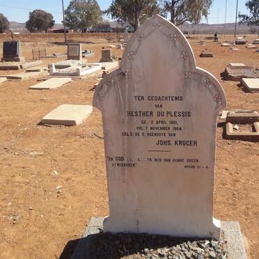 KRUGER Hesther nee DU PLESSIS 1861-1904