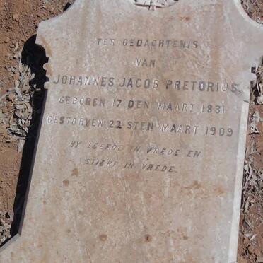 PRETORIUS Johannes Jacob 1831-1909