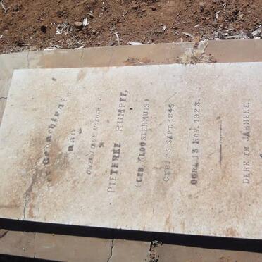 RUMPFF Pieterke nee KLOOSTERHUIS 1845-1923