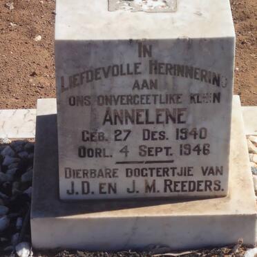 REEDERS Annelene 1940-1946
