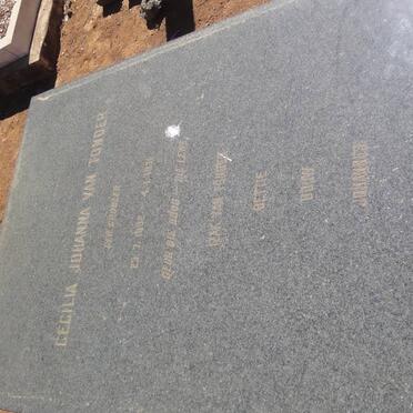 TONDER Cecilia Johanna, van nee GROBLER 1882-1931