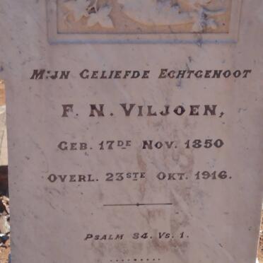 VILJOEN F.N. 1850-1916