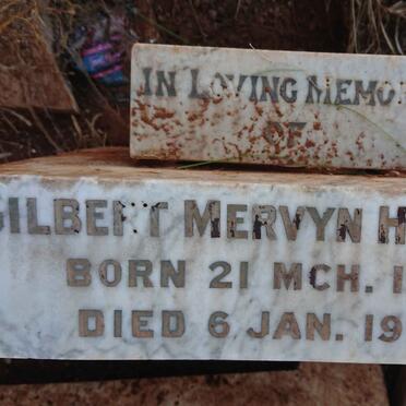 HARRIES Gilbert Mervyn 1917-1920