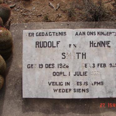 SMITH Rudolf 1926-1932 :: SMITH Hennie 1929-1932