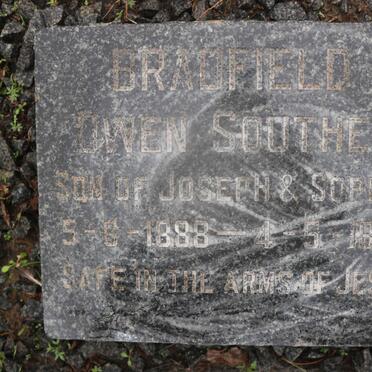 BRADFIELD Owen Southey 1888-1889