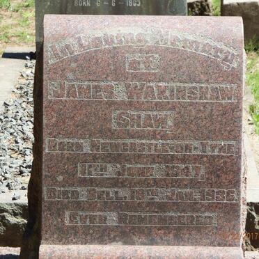 SHAW James Wakinshaw 1847-1936 &amp; Ellen Olivia ELLIOTT 1862-1953