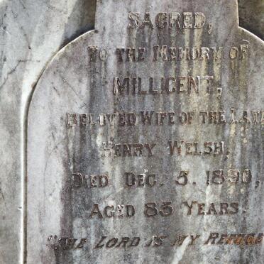 WELSH Millicent -1890