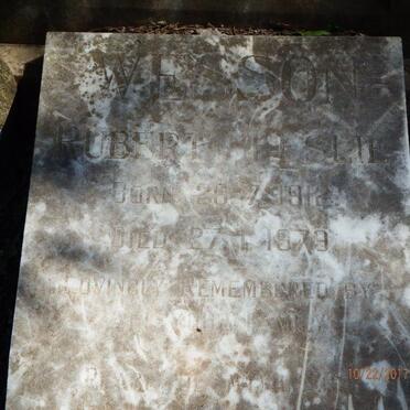 WESSON Reginald T. 1917-1936 :: WESSON Rubert Leslie 1912-1979