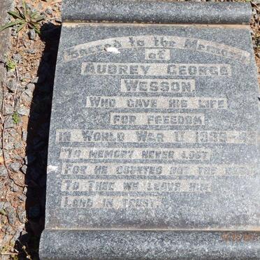 WESSON Tom -1956 :: WESSON Aubrey George 