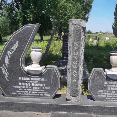 NYONGWANA Enoch 1928-1988 &amp; Anna Nomp 1934-2002