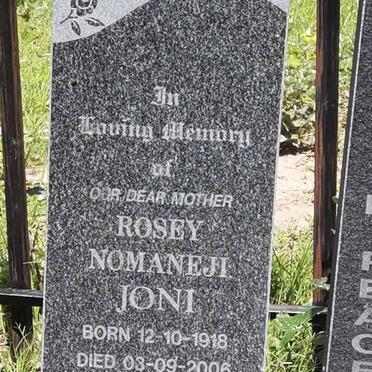 JONI Rosey Nomaneji 1918-2006