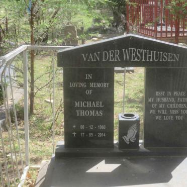 WESTHUIZEN Michael Thomas, van der 1960-2014