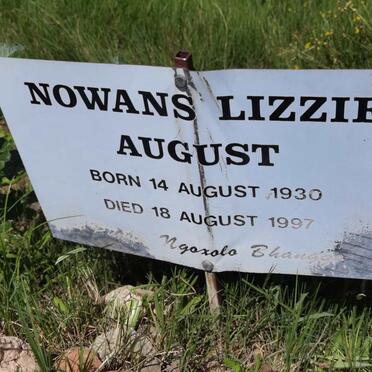 AUGUST Nowans Lizzie