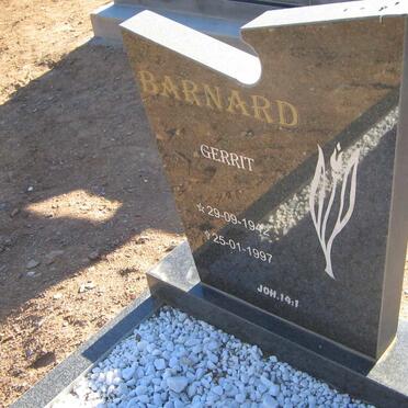 BARNARD Gerrit 1942-1997